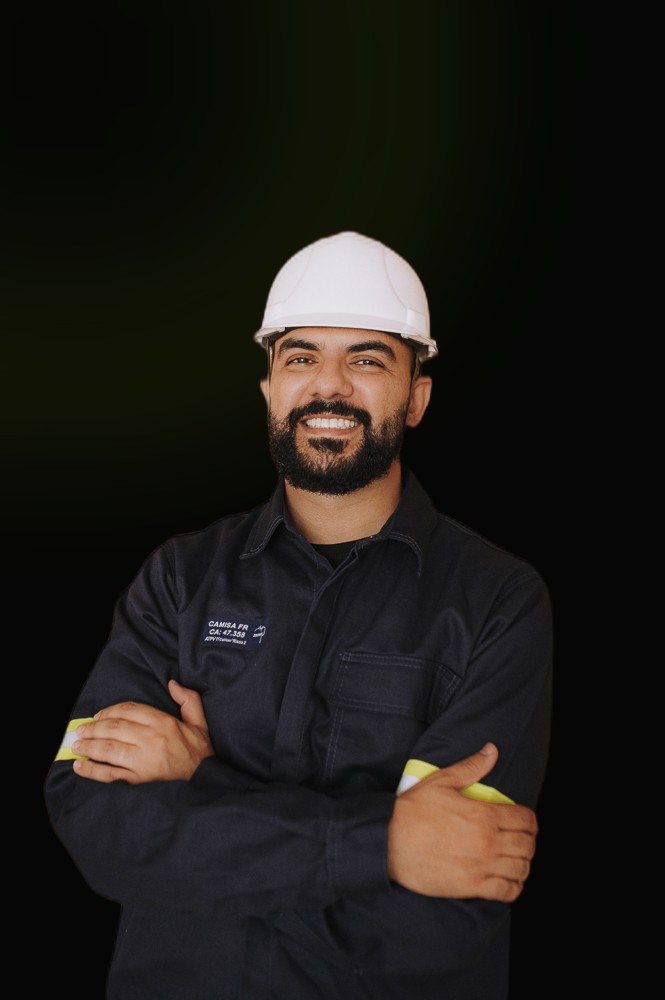 Prof. Filipe Fraga, engenheiro de Controle e Automação e professor de automação industrial.